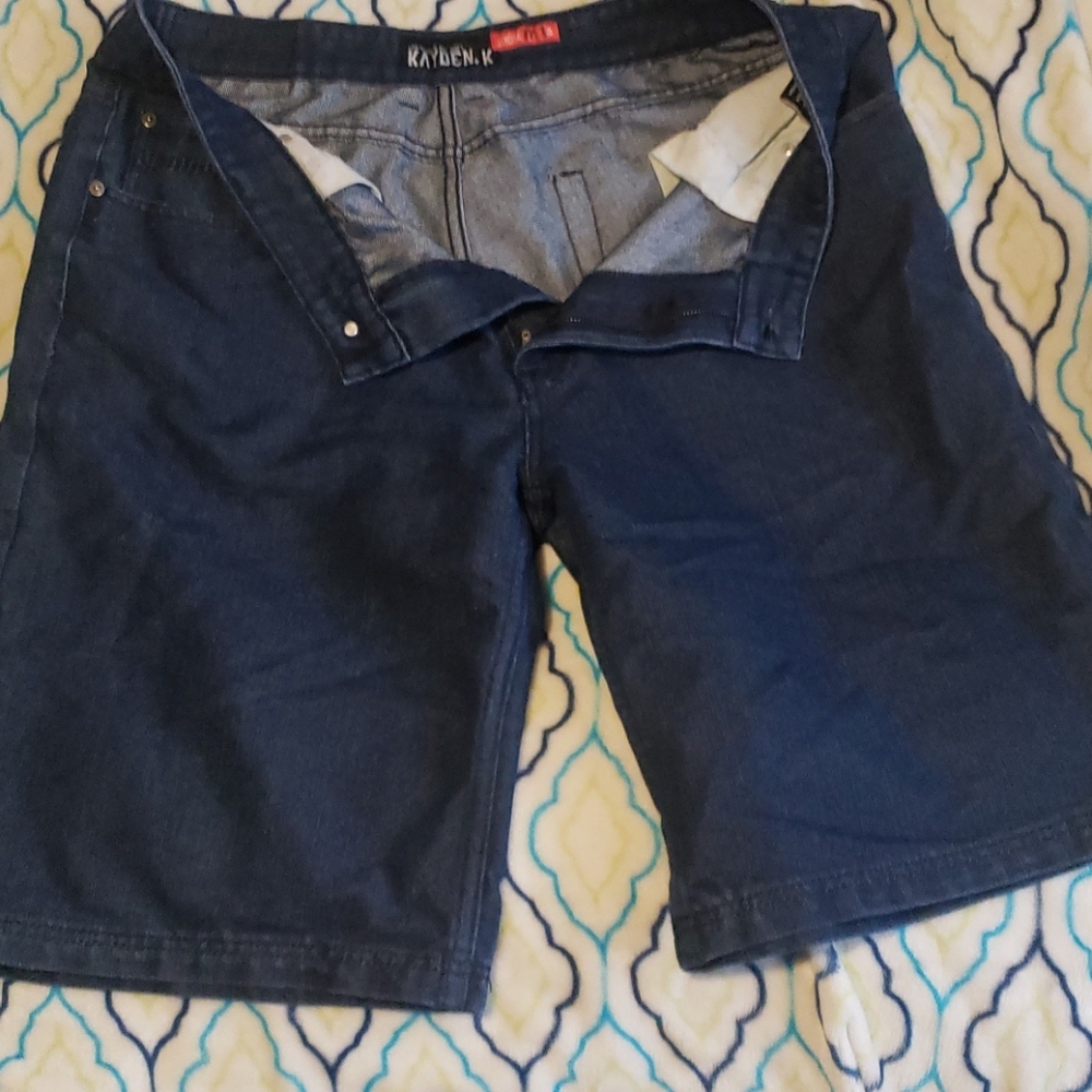 Kayden k blue denim shorts size 38